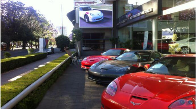 pantalla led chevrolet insurgentes